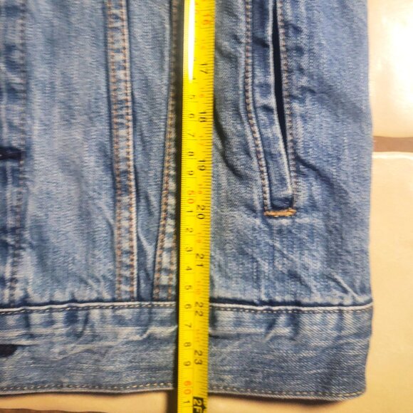 Levi's Original Trucker Jacket Med Wash Blue Denim - Women's Size S - Picture 8 of 11
